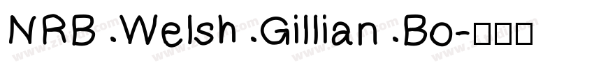 NRB Welsh Gillian Bo字体转换